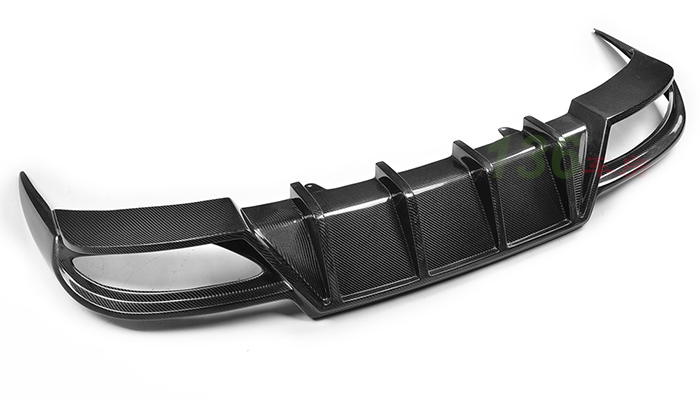 Suitable for Lexus Rear Lip Carbon Fiber Rear Spoiler Modified Large Surround Rear Lower Lip
