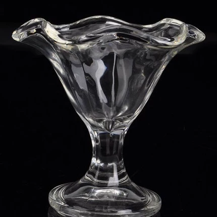 240 мл креативная прозрачная стеклянная чашка для мороженого в форме цветка, чаша для десерта, чашка для мороженого, чашка для молочного коктейля