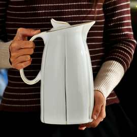 14N陶瓷凉水壶大容量家用耐高温套装欧式茶壶开水夏季冷水壶大号
