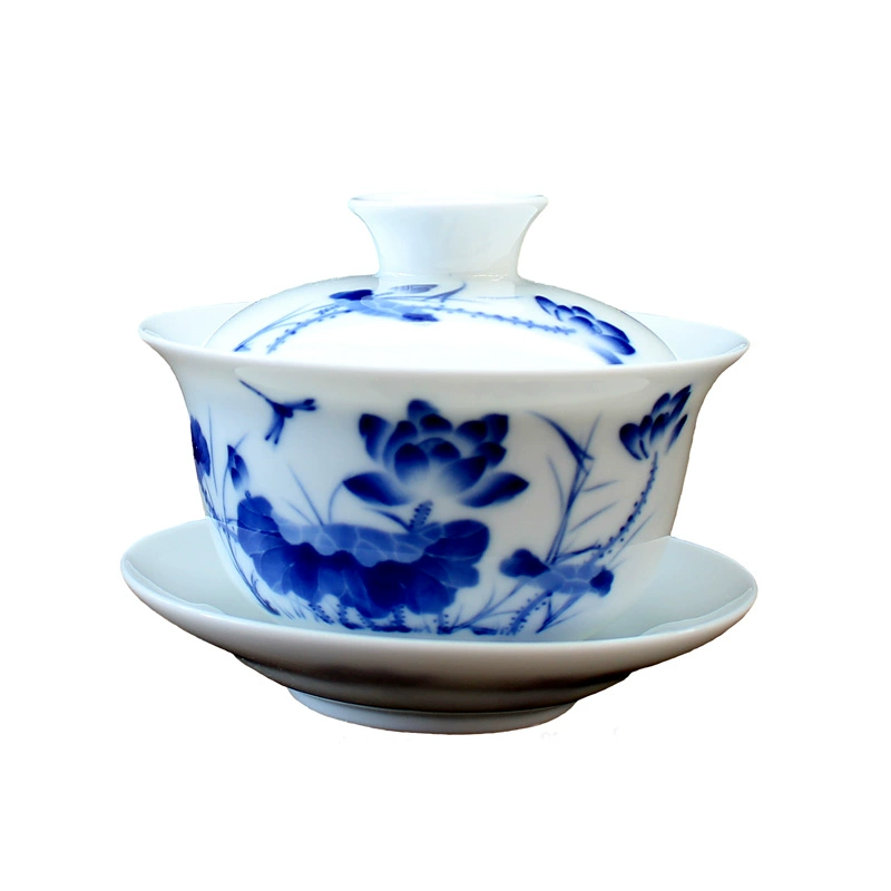 Ceramic white tea set with accessories, direct factory sales