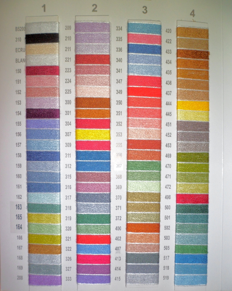 ✅十字绣丝线配线补线 进口丝光线 绣花线 CXC线号丝线 丝光