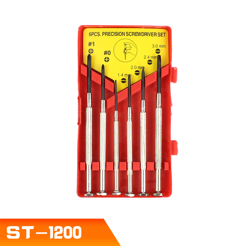 Santez reloj de precisión lote ST - 1200 conjunto de destornillador de tornillo conjunto de destornillador de cruz