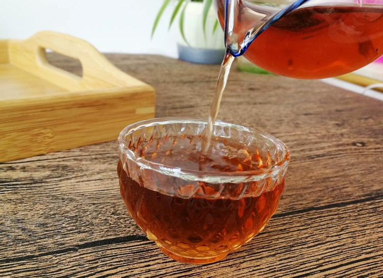 Glass transparent tea cup, tea set, increased thickness