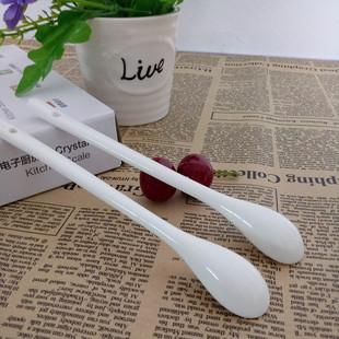 Ceramic Spoon Long Handle Large Adult Cute Household Coffee Spoon Seasoning Soup Long Handle Mixing Cup Spoon Baby Small Spoon