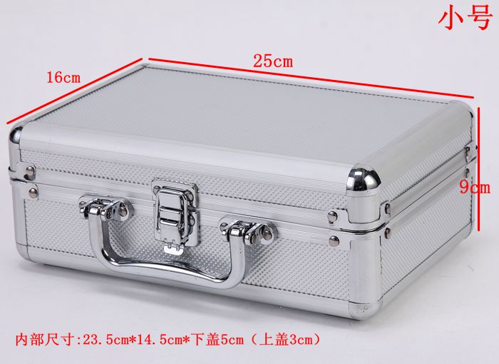 Caja de herramientas multifunción portátil para el hogar, caja de aleación de aluminio para reparación de automóviles grandes y pequeños