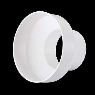 Plastic Pvc Reducer Pipe with Variable Diameter, 150 to 110 Ventilation Exhaust Pipe Adapter 75 to 100
