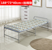 经济型出租房简易午休床钢丝床铁床家用双人床米折叠床单人床