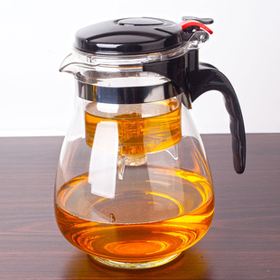 0Wyv Explosion-Proof Elegant Cup Removable Filter Teapot Heat-Resistant Glass Tea Set Tea Set Tea
