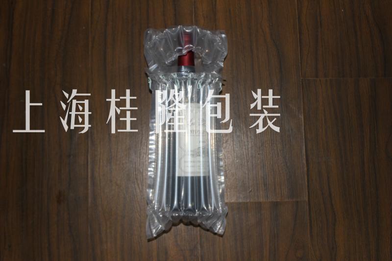 32CM瓶高红酒气柱袋红酒防震袋硒鼓气泡袋红酒充气袋需充气