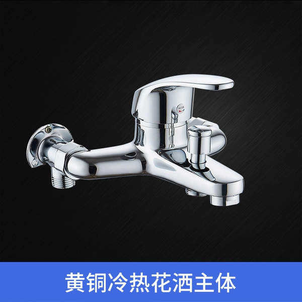 Exposed single faucet with water outlet
