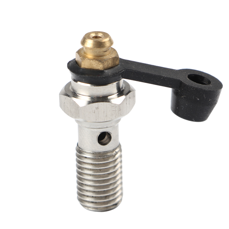 Stainless steel nozzle screw oil pipe steel throat deflation big abalone pump modified large and small radiation brake caliper sub-pump