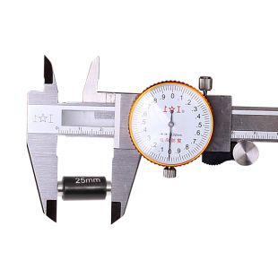 J8 High-Precision Stainless Steel Vernier Caliper with Dial Mm300 Mini Caliper 00Mmg3