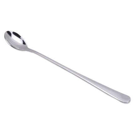 24cm Extended Stainless Steel Long Handle Ice Spoon Creative Dessert Spoon Coffee Spoon Ice Cream Spoon Stick Stirring Spoon Long Spoon