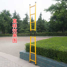 12WU加厚1.5米2米人字梯两用梯子折叠家用直梯钢管工程伸缩爬梯阁