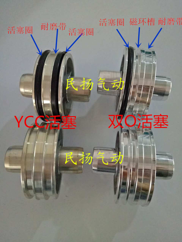 SC标准气缸配件 活塞 SC32/40/50/63/80/100 双圈活塞  单圈活塞