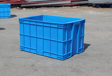 575-350塑料周转箱640*420*360胶框食品箱子养鱼养龟箱大号带盖