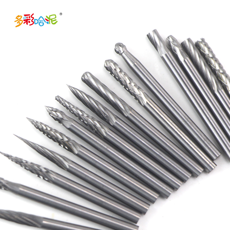 钨钢修边针旋转锉打磨工具文玩手办树脂模型打磨修边针修边枪钻头