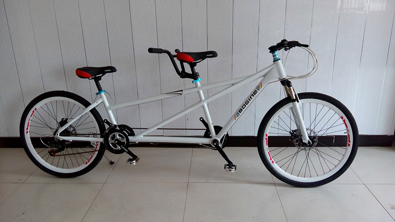 Doble montar tres montar bicicleta de montaña marco de aleación de aluminio cambio de velocidad coche de pareja dos montar un coche de turismo de la montaña image 12