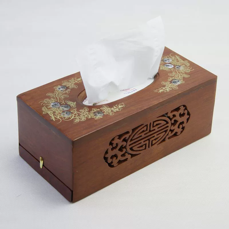 19-летняя новая вьетнамская коробка для салфеток из палисандра для гостиной, коробка для еды, вырезанная резная коробка для салфеток из цельного дерева, полная салфетка