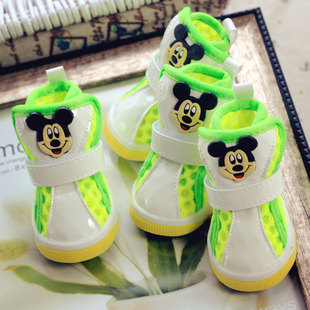 ✅ Pet Pomeranian Bichon Dog Shoes Teddy Puppy Shoes Do Not Fall Off Teddy Spring and Summer Mesh See-Through