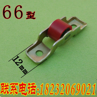 铝合金沙门纱窗尼龙滚针静音小轮子 宽11.5mm塑钢门窗小滑轮五金
