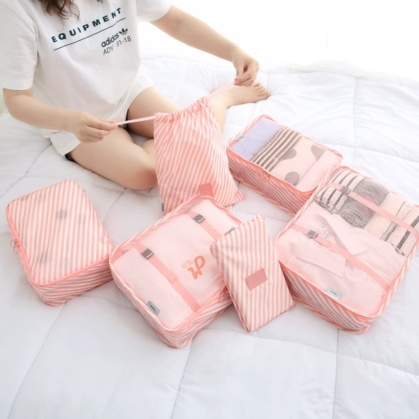 ㊫≟ツ✘❖◕6 piece set pink stripes