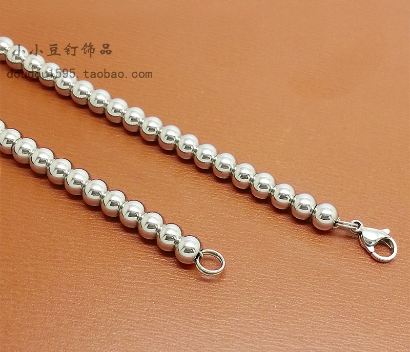 Мужское ожерелье из титановой стали, кулон, круглая цепочка из бисера, цепочка из бисера Будды, твердая цепочка из нержавеющей стали, тайское ожерелье-амулет Будды, круглые бусины для женщин