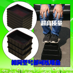静電気防止部品箱部品箱トランペット厚さ回転箱電子材料平口箱黒色プラスチック角皿