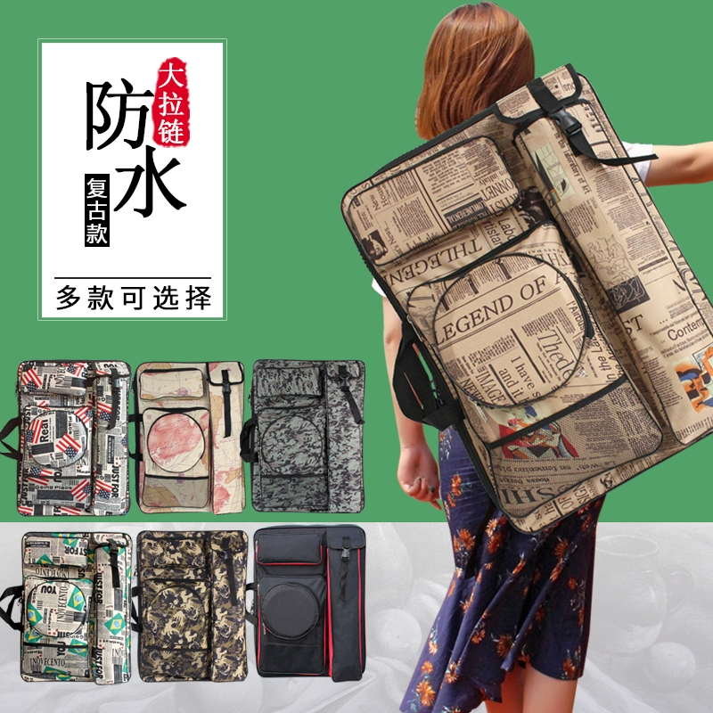 4K сумка для рисования мешок для рисования многофункциональная водонепроницаемая большая молния