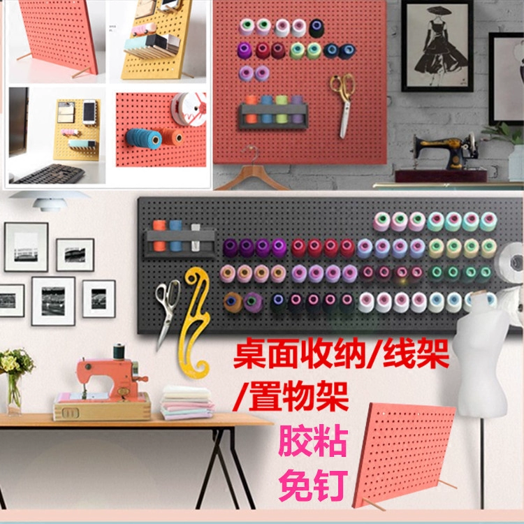 Полка для швейных ниток, бытовая стойка для катушек с нитками-пагода может вместить 100-осевую стойку для хранения, держатель ниток, настенное отверстие