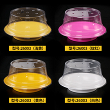 密胺餐具商用圆形盘子旋转日式碟子自助回转寿司碟塑料创意展示盘