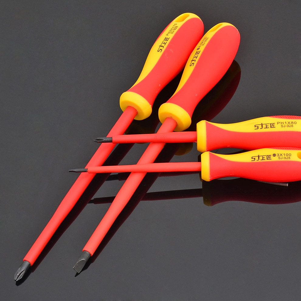 Destornillador de aislamiento Shangjiang VDE destornillador de electricista destornillador de destornillador de destornillador