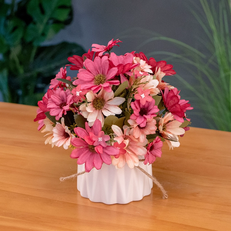 Nordic simulation flower decorative flower decorative flower room fake flowers fake flower plastic flower dining table flower bionic bionic flower bleaching flowers