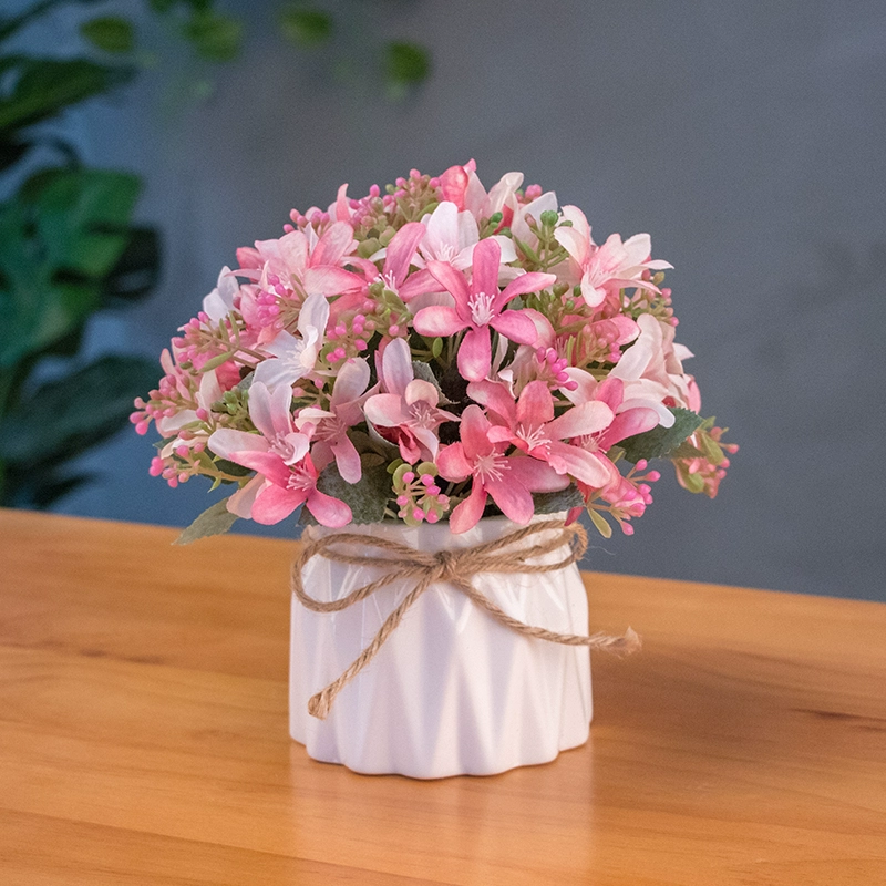 Nordic simulation flower decorative flower decorative flower room fake flowers fake flower plastic flower dining table flower bionic bionic flower bleaching flowers