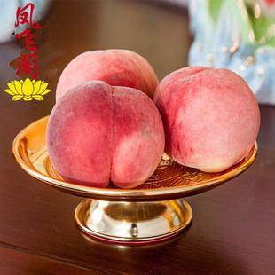 Fruit Plate, Lotus Plate, Tall Alloy Fruit Plate, Lucky Fruit Plate, Guanyin Tribute Plate