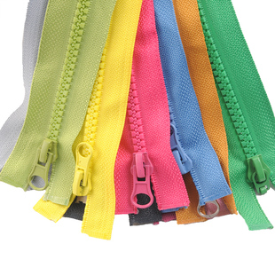 Clothes zipper 5 resin open end placket zipper cotton coat children's down jacket extended zipper special