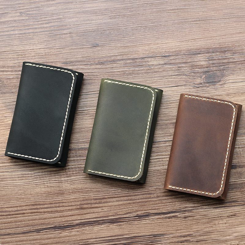 Retro Old Handmade Genuine Leather Texture Men's Card Holder Driver's License Leather Case Organ Coin Bank Card Holder Coin Purse Retro Old Handmade Genuine Leather Texture Men's Card Holder Driver's License Leather Case Organ Coin Bank Card Holder Coin Purse