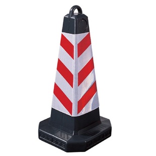 Plastic Square Cone with Sand, Road Cone, Reflective Ice Cream Cone, Cone, Roadblock, No Parking, No Parking Cone, Parking Space