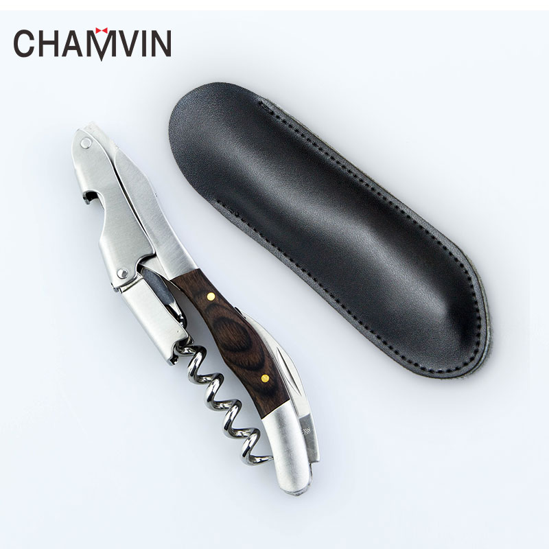 신형 G 모델(에보니 손잡이) + 천연가죽 커버