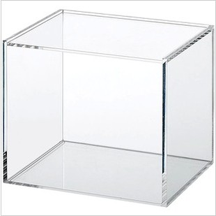 Acrylic box custom plate processing plexiglass cover according to the figure custom diy transparent dustproof display box folding