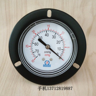 Y-60Zt Axial Band Edge Pressure Gauge Air Pressure Gauge Water Pressure Gauge 0-10kg Vacuum Gauge -76-0