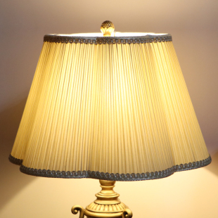Table Lampshade Shell Cover E27 Large Screw Mouth American European Style Bedside Floor Lamp Fabric Lampshade DIY Lighting Accessories