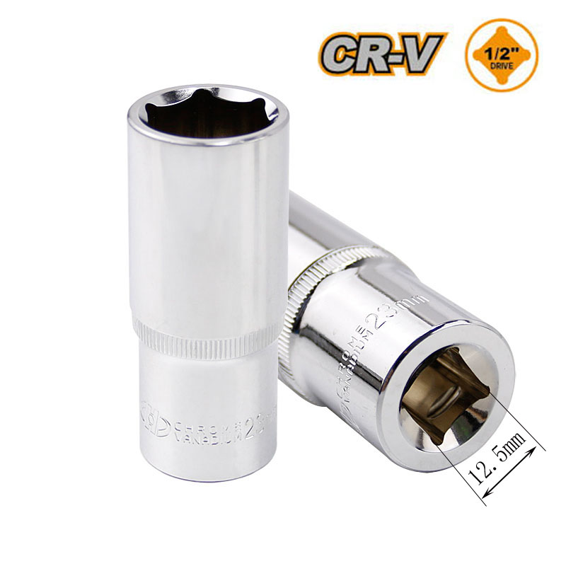 Huafeng flecha gigante 1 / 2 manga alargada 14 17 19 21mm llave de manga eléctrica hexagonal CRV6 manga de ángulo