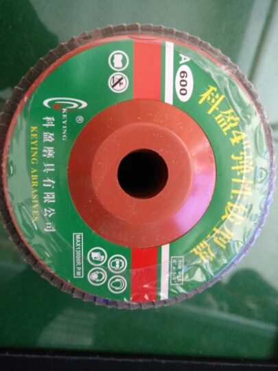 Blinders Keying Blinders engrosado molino de ángulo plano abrasivo rueda de pulido elástica placa de cúpula 100 * 80 mallas