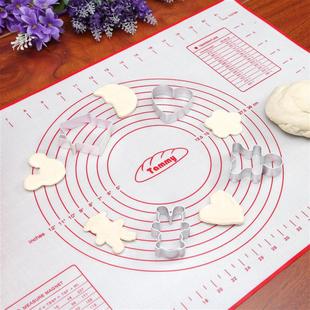 Ll Large Non-Slip Kneading Mat Platinum Rolling Silicone Mat High Temperature Resistant Baking Tools and Panel Moon Cake Case