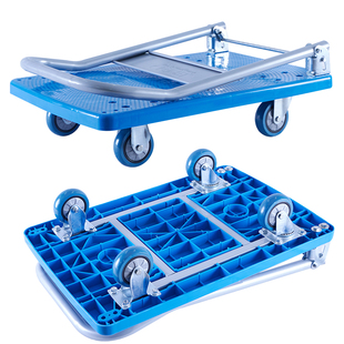 Cart, Flatbed Truck, Express Trolley, Cargo Trailer, Folding Trolley, Portable Trolley, Four-Wheel