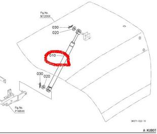 Ll Hood Muffler 704 854 954K Air Spring Hood Spring with