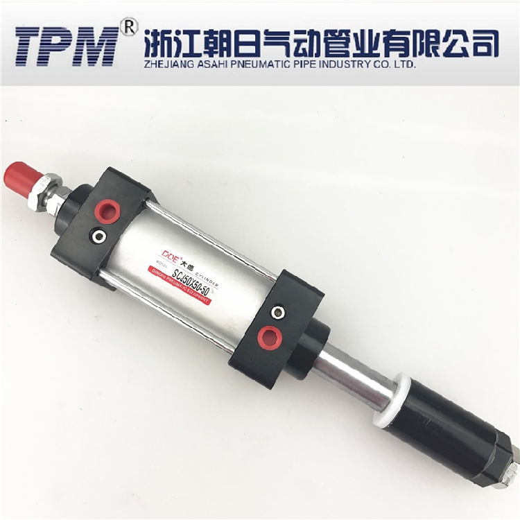 铝合金 TSCJ80/100X50X75X100X150X200-25-50-100-S可调 标准气缸