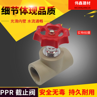 Ppr Gate Valve/Stop Valve 20 25 32 40 50 63 75 90 110 160 Hot Melt Pipe Switch Valve