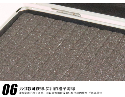 Caja de herramientas multifunción portátil para el hogar, caja de aleación de aluminio para reparación de automóviles grandes y pequeños